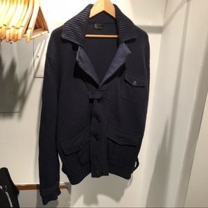 Fendi wool cardigan 58 IT Navy